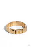 Paparazzi Chunky Champion - Gold Bracelet