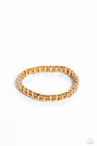 Paparazzi Fortune Favors The Fierce - Gold Bracelet