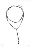 Paparazzi Reeling in Radiance - Black Necklace