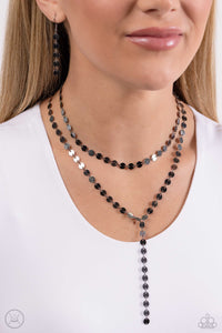 Paparazzi Reeling in Radiance - Black Necklace