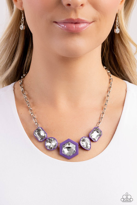 Paparazzi Evolving Elegance - Purple Necklace