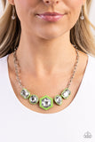 Paparazzi Evolving Elegance - Green Necklace