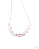 Paparazzi Disco Date - Pink Necklace