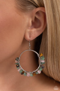 Paparazzi Handcrafted Habitat - Green Earring