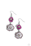 Paparazzi Intricate Impression - Pink Earring
