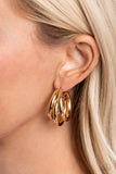 Paparazzi HOOP of the Day - Gold Earring