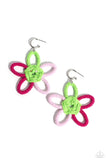 Paparazzi Spin a Yarn - Pink Earring