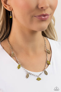 Paparazzi KISS the Mark - Yellow Necklace