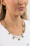 Paparazzi KISS the Mark - Yellow Necklace