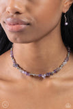 Paparazzi Carved Confidence - Purple Necklace