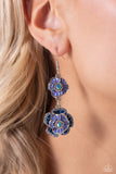 Paparazzi Intricate Impression - Blue Earring