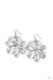 Paparazzi Hinging Hallmark - Silver Earring