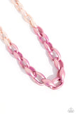 Paparazzi Statement Season - Pink Necklace