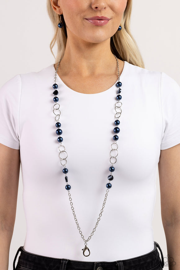 Paparazzi Modest Makeover - Blue Necklace
