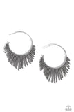 Paparazzi Tailored Tassel - Silver Earring