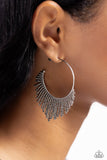 Paparazzi Tailored Tassel - Silver Earring