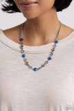 Paparazzi My HEARTBEAT Will Go On - Blue Necklace