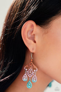 Paparazzi Chandelier Command - Multi Earring