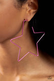 Paparazzi Starstruck Secret - Pink Earring