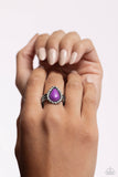 Paparazzi Scalloped Showcase - Purple Ring