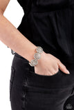Paparazzi Executive Elegance - White Bracelet