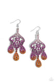 Paparazzi Chandelier Command - Multi Pink Earring