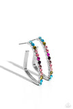 Paparazzi Triangular Tapestry - Multi Earring