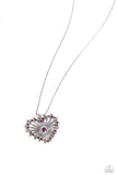 Paparazzi Flirting Ferris Wheel - Pink Necklace