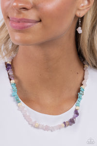 Paparazzi Soothing Stones - Pink Necklace