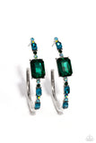 Paparazzi Elite Ensemble - Green Earring