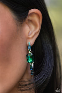 Paparazzi Elite Ensemble - Green Earring