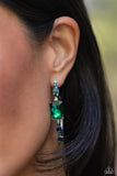 Paparazzi Elite Ensemble - Green Earring