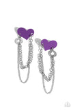 Paparazzi Altered Affection - Purple Earring