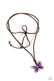 Paparazzi Winged Wanderer - Purple Necklace