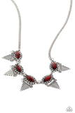 Paparazzi Scintillating Shimmer - Red Necklace