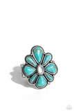 Paparazzi Floral Folklore - Blue Ring