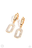 Paparazzi Linked Luxury - Gold CLIP Earring