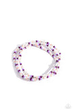 Paparazzi Colorblock Cache - Purple Bracelet