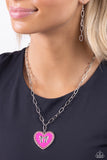 Paparazzi Romantic Gesture - Pink Necklace