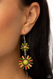 Paparazzi SUN Wild - Green Earring