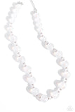 Paparazzi Timelessly Tantalizing - White Necklace