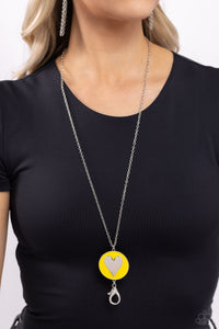 Paparazzi True to Your Heart - Yellow Necklace