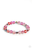 Paparazzi Mermaid Mirage - Red Bracelet