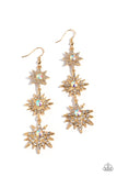 Paparazzi Stellar Series - Gold Earring