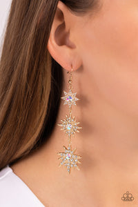 Paparazzi Stellar Series - Gold Earring