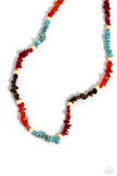 Paparazzi Soothing Stones - Red Necklace