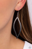 Paparazzi Admirable Asymmetry - Black Earring