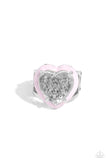 Paparazzi Hallmark Heart - Pink Ring