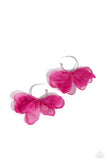 Paparazzi Chiffon Class - Pink Earring