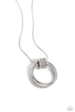 Paparazzi In the Swing of RINGS - White Necklace